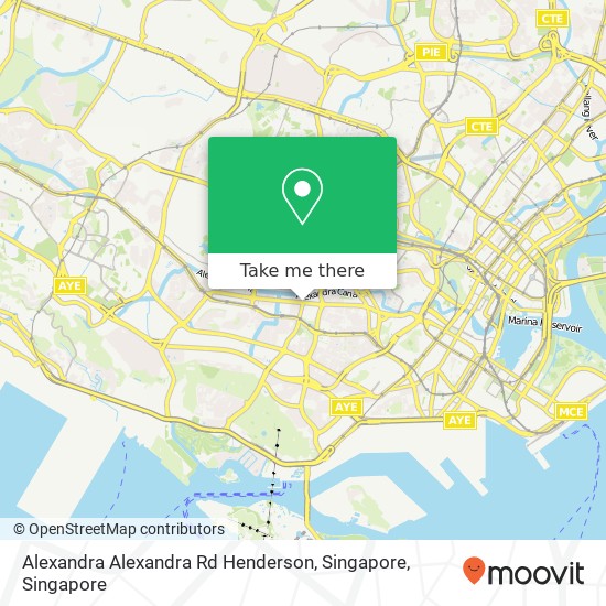 Alexandra Alexandra Rd Henderson, Singapore地图