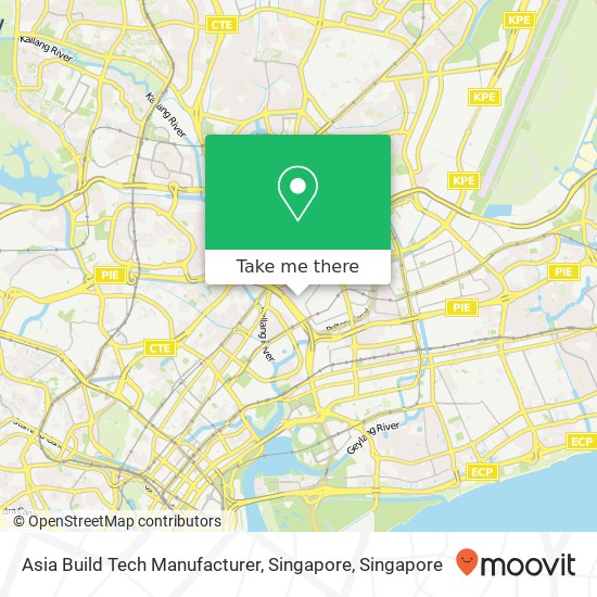 Asia Build Tech Manufacturer, Singapore map