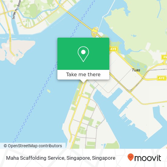 Maha Scaffolding Service, Singapore map