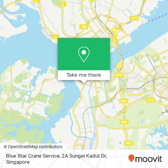 Blue Star Crane Service, 2A Sungei Kadut Dr地图