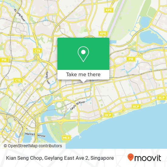 Kian Seng Chop, Geylang East Ave 2 map