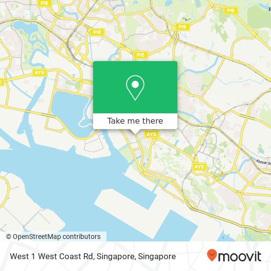 West 1 West Coast Rd, Singapore map