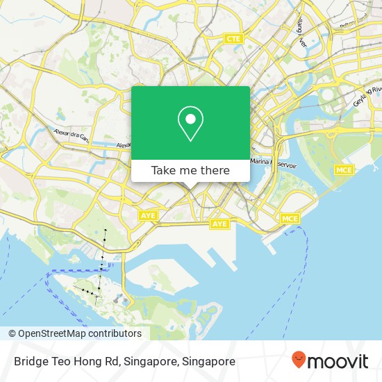 Bridge Teo Hong Rd, Singapore map