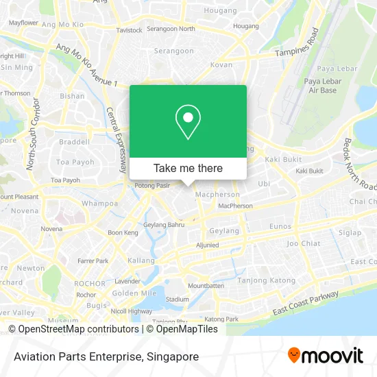 Aviation Parts Enterprise map