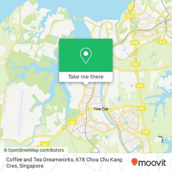 Coffee and Tea Dreamworks, 678 Choa Chu Kang Cres地图