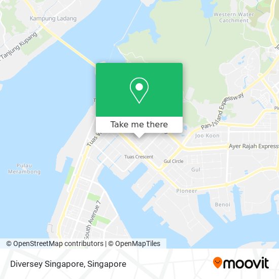 Diversey Singapore map