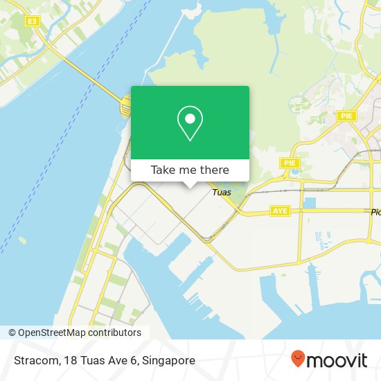 Stracom, 18 Tuas Ave 6 map