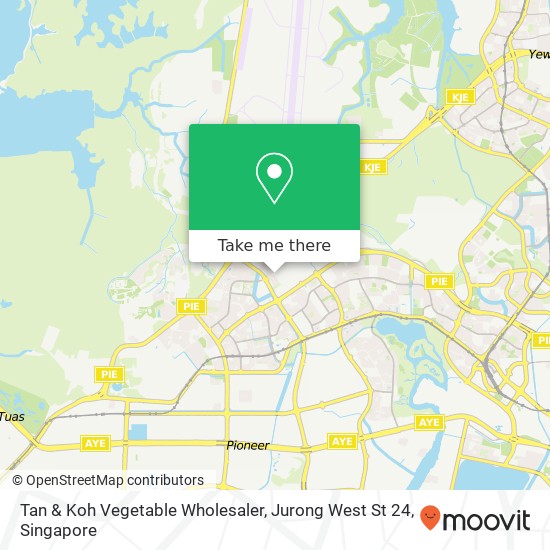 Tan & Koh Vegetable Wholesaler, Jurong West St 24地图
