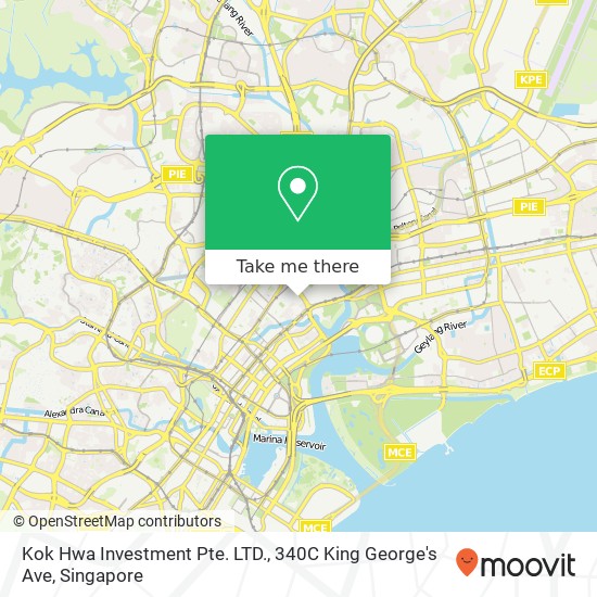 Kok Hwa Investment Pte. LTD., 340C King George's Ave地图