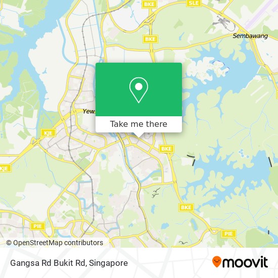 Gangsa Rd Bukit Rd map