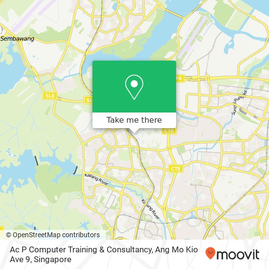 Ac P Computer Training & Consultancy, Ang Mo Kio Ave 9 map