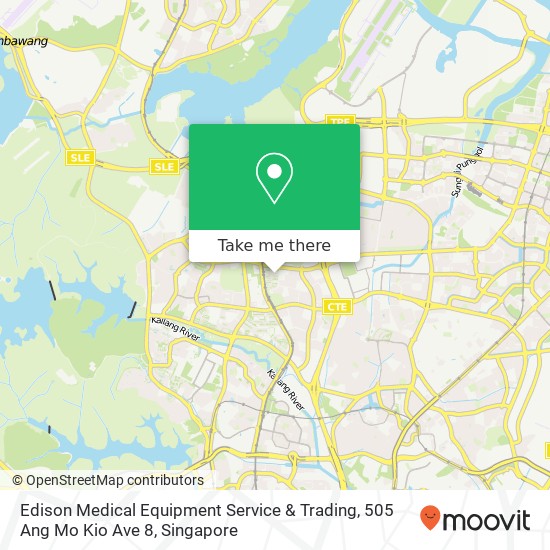 Edison Medical Equipment Service & Trading, 505 Ang Mo Kio Ave 8地图