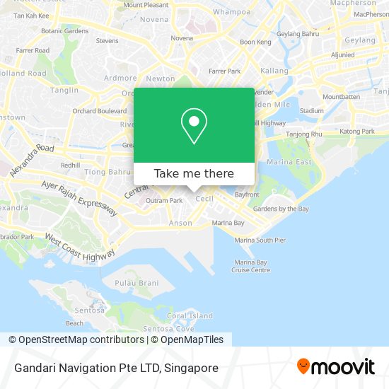 Gandari Navigation Pte LTD map
