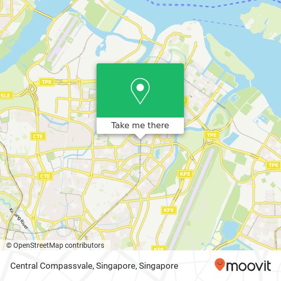 Central Compassvale, Singapore地图