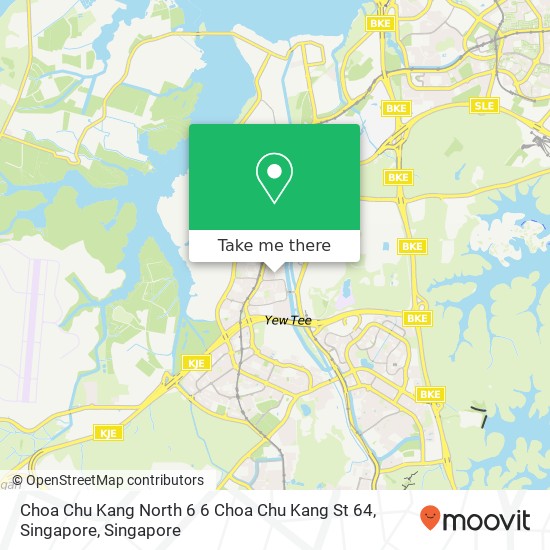 Choa Chu Kang North 6 6 Choa Chu Kang St 64, Singapore地图