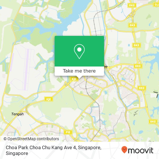 Choa Park Choa Chu Kang Ave 4, Singapore map