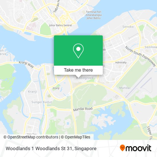 Woodlands 1 Woodlands St 31 map