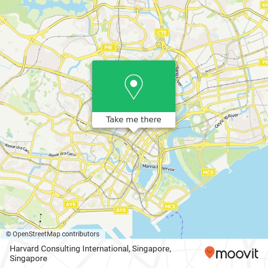 Harvard Consulting International, Singapore map