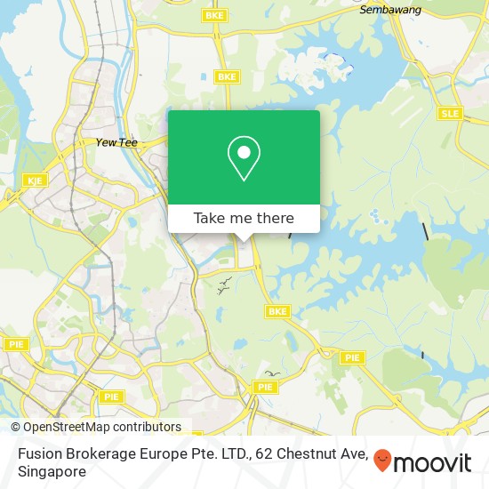 Fusion Brokerage Europe Pte. LTD., 62 Chestnut Ave map