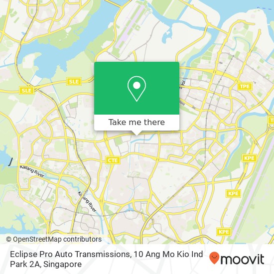 Eclipse Pro Auto Transmissions, 10 Ang Mo Kio Ind Park 2A map