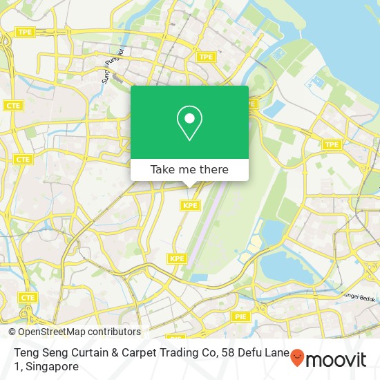 Teng Seng Curtain & Carpet Trading Co, 58 Defu Lane 1地图