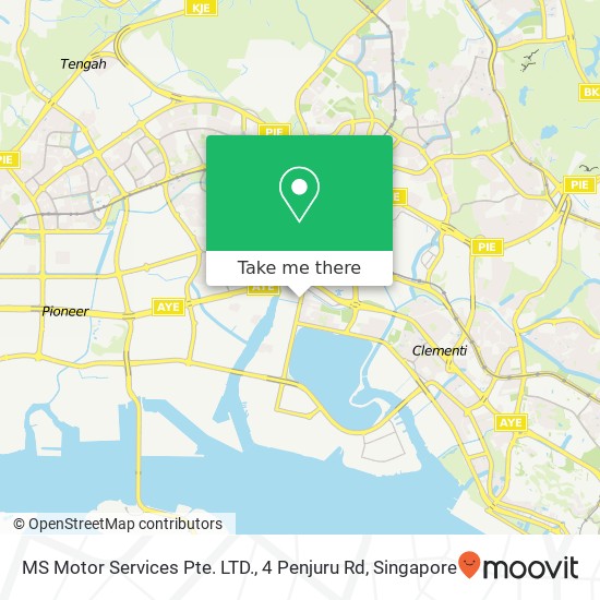 MS Motor Services Pte. LTD., 4 Penjuru Rd地图