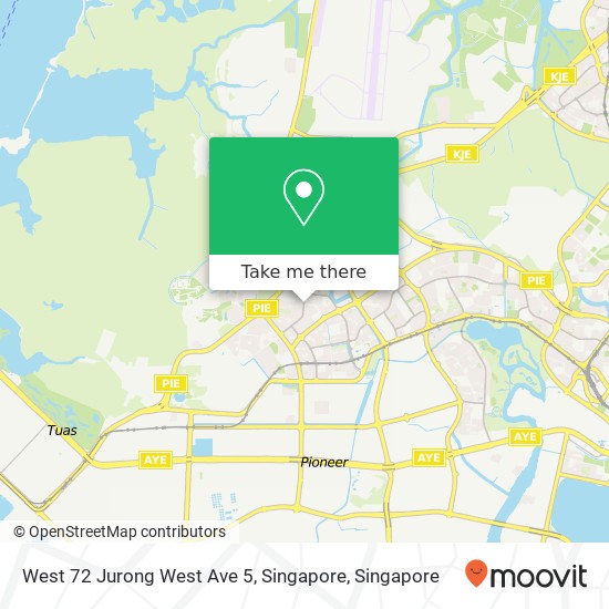 West 72 Jurong West Ave 5, Singapore map