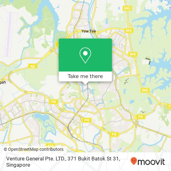 Venture General Pte. LTD., 371 Bukit Batok St 31 map
