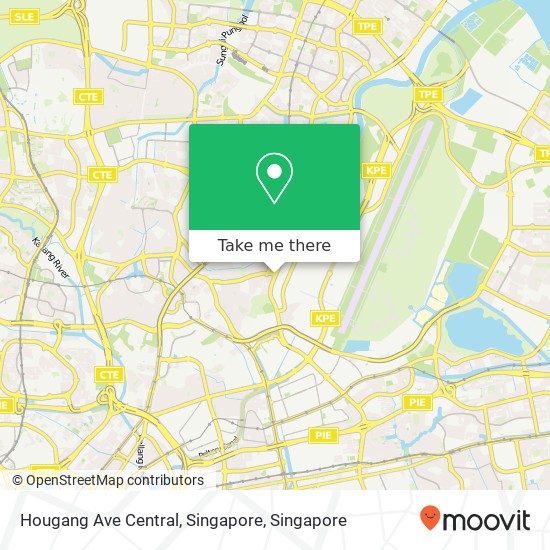 Hougang Ave Central, Singapore map