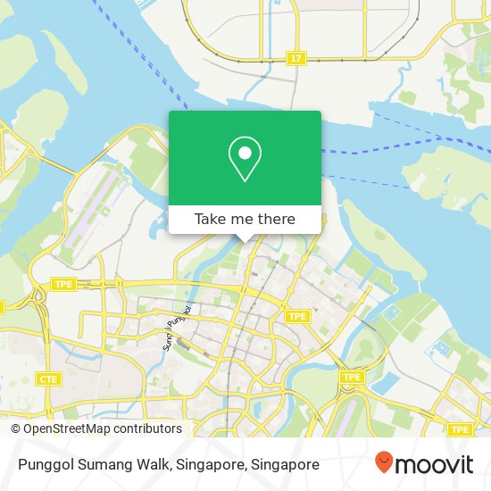 Punggol Sumang Walk, Singapore地图