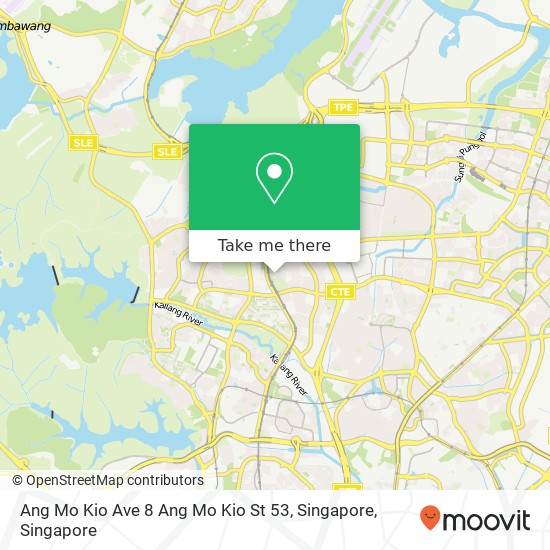 Ang Mo Kio Ave 8 Ang Mo Kio St 53, Singapore map