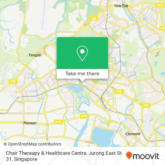 Chair Thereapy & Healthcare Centre, Jurong East St 31 map