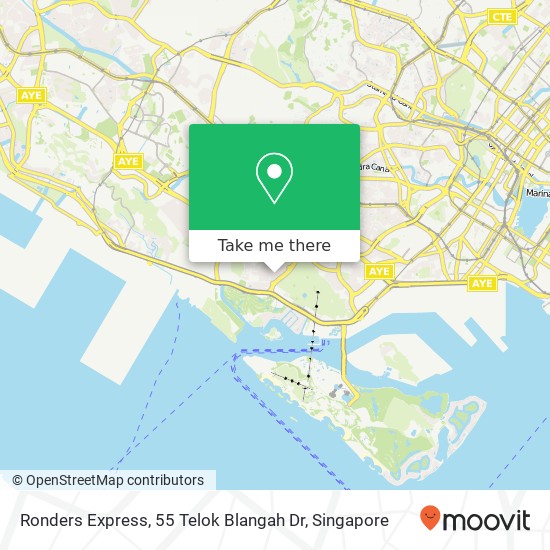 Ronders Express, 55 Telok Blangah Dr地图