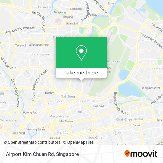 Airport Kim Chuan Rd map