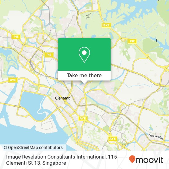 Image Revelation Consultants International, 115 Clementi St 13 map