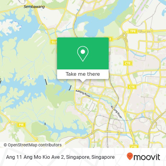 Ang 11 Ang Mo Kio Ave 2, Singapore地图