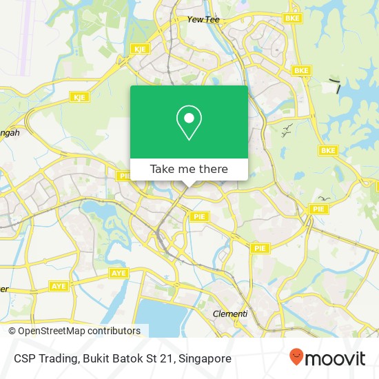 CSP Trading, Bukit Batok St 21 map