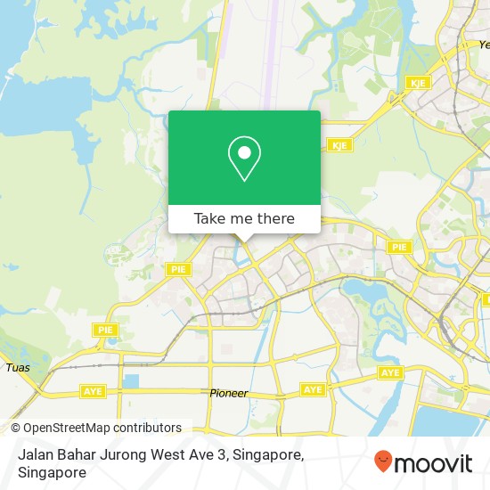 Jalan Bahar Jurong West Ave 3, Singapore地图