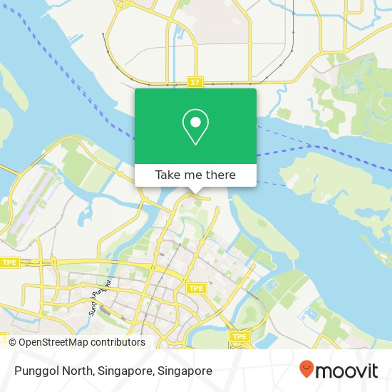 Punggol North, Singapore map