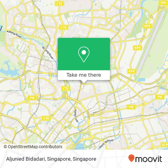 Aljunied Bidadari, Singapore map