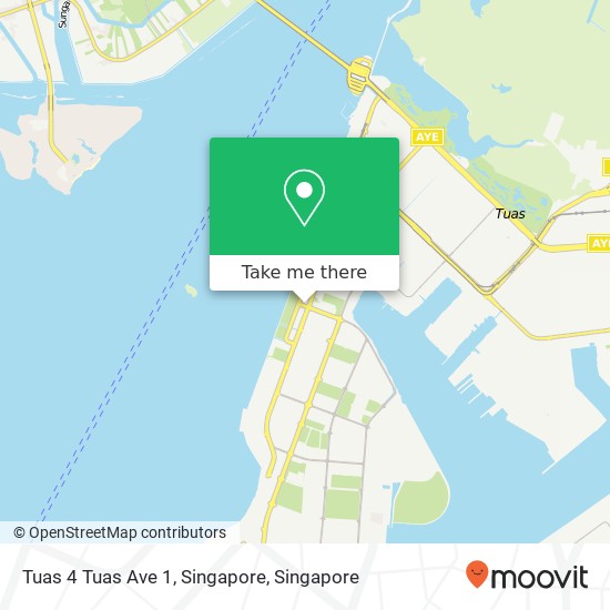 Tuas 4 Tuas Ave 1, Singapore地图