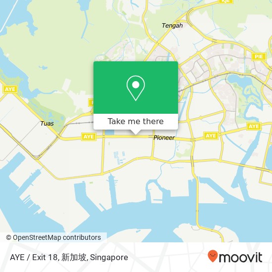 AYE / Exit 18, 新加坡 map