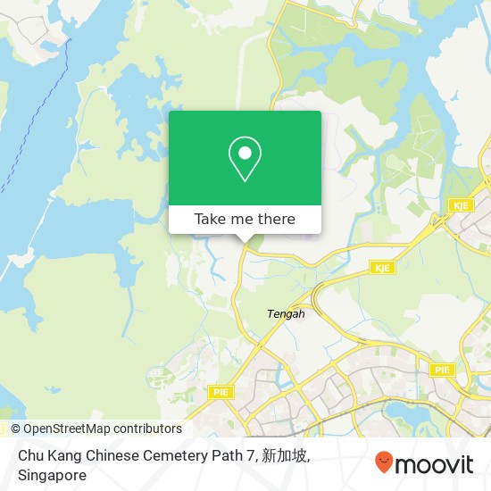 Chu Kang Chinese Cemetery Path 7, 新加坡 map