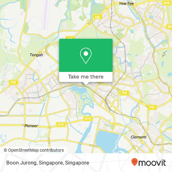 Boon Jurong, Singapore map