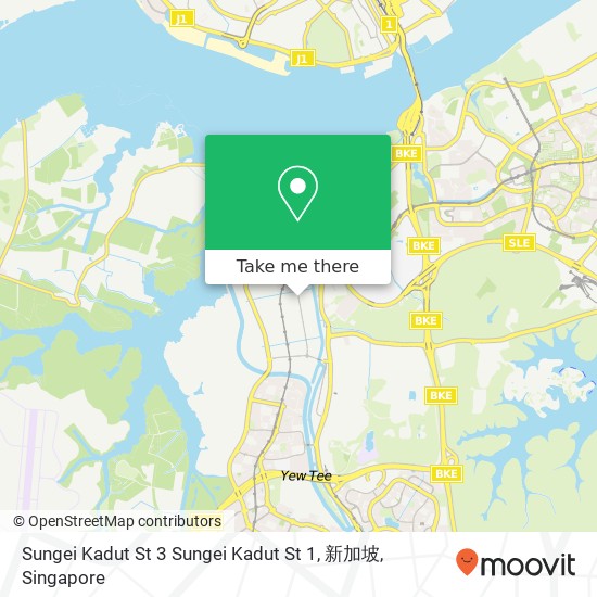 Sungei Kadut St 3 Sungei Kadut St 1, 新加坡地图