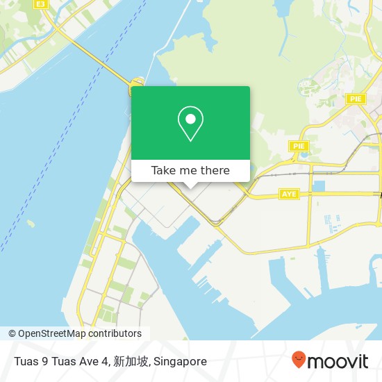 Tuas 9 Tuas Ave 4, 新加坡地图