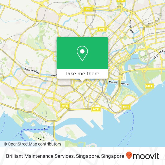 Brilliant Maintenance Services, Singapore map