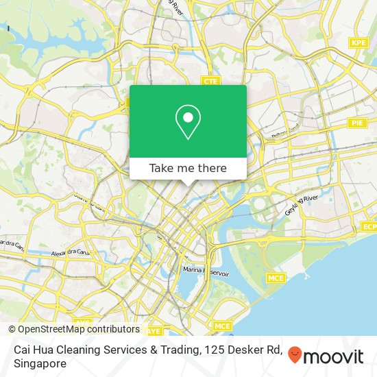Cai Hua Cleaning Services & Trading, 125 Desker Rd地图