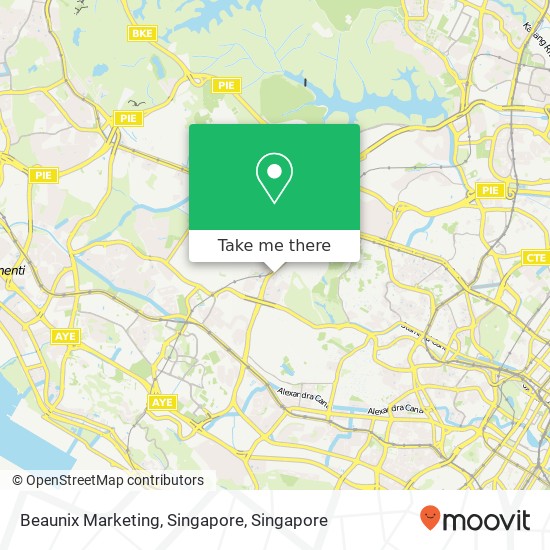 Beaunix Marketing, Singapore map