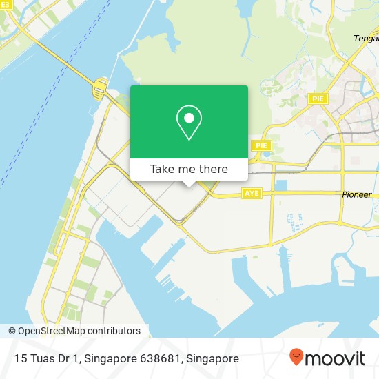 15 Tuas Dr 1, Singapore 638681地图